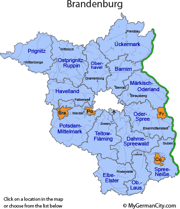 brandenburg regions map