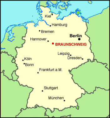 germany map braunschweig