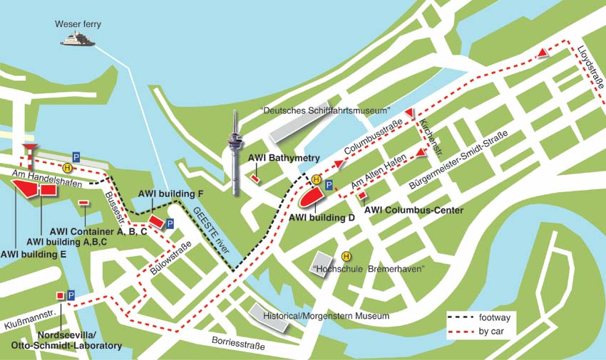 Bremerhaven street map