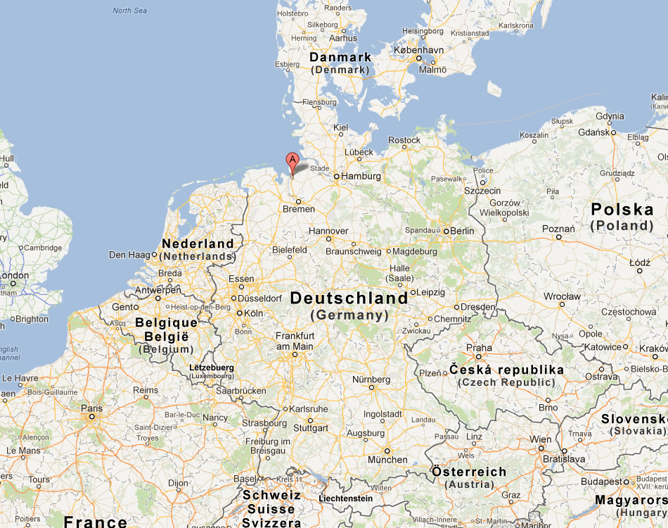 map of Bremerhaven germany