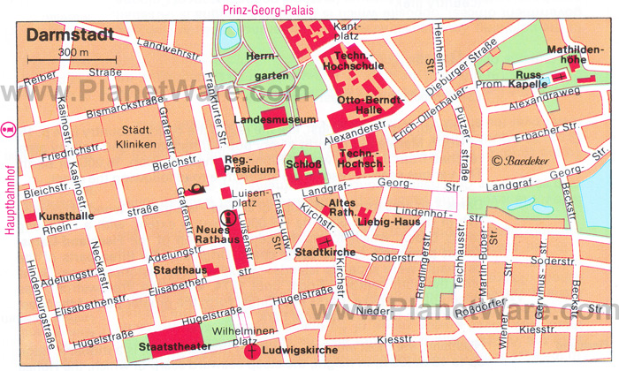 darmstadt downtown map