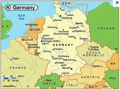 dusseldorf germany map