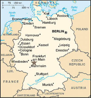 germany Furth map