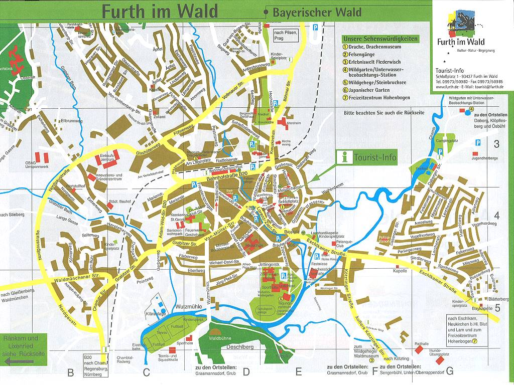 Furth Tourist Map