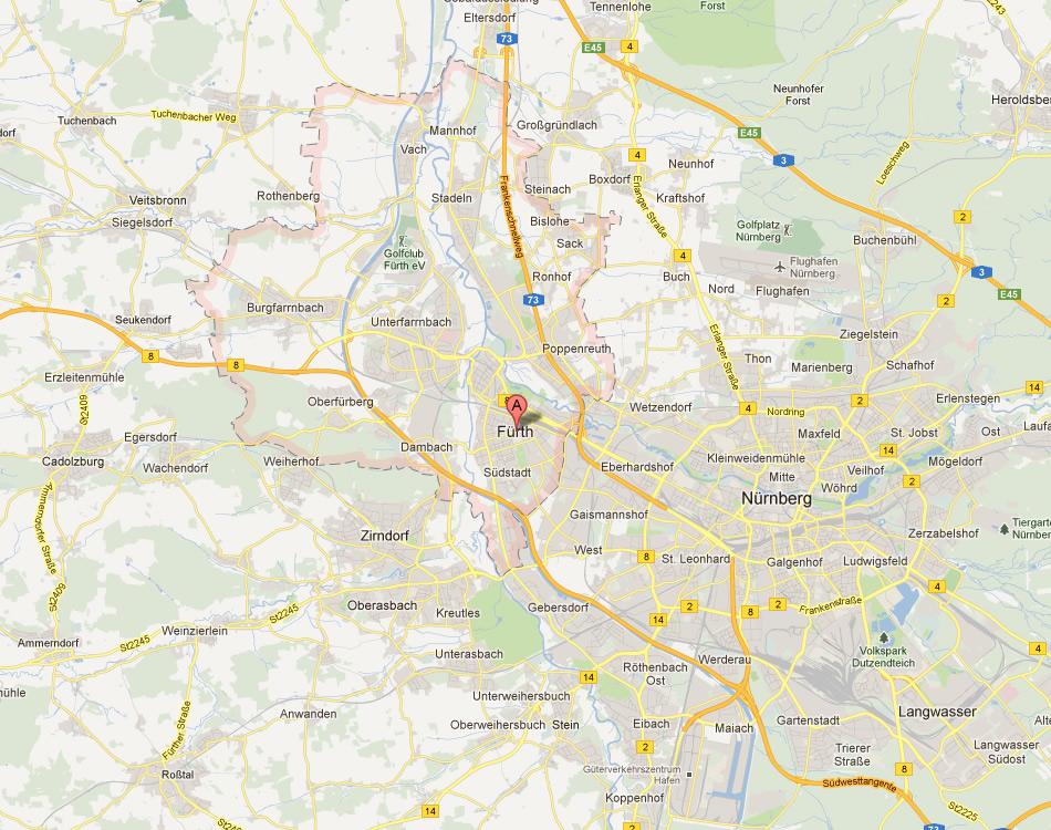 map of Furth