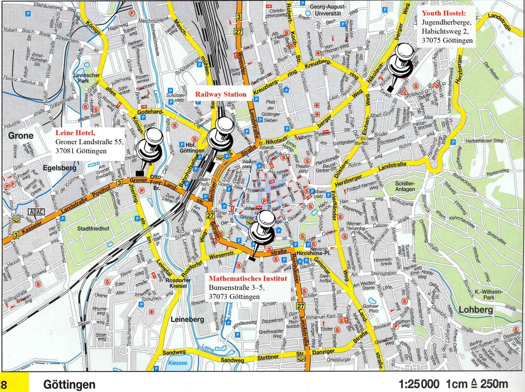 Gottingen city map