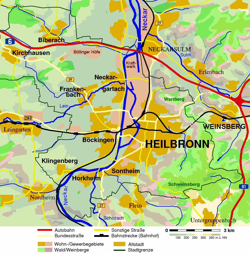 Heilbronn map