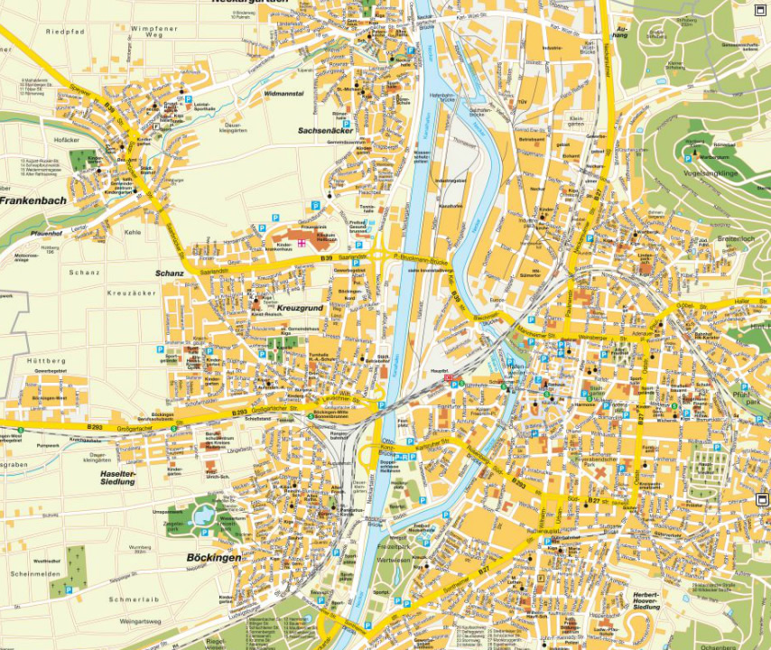 Heilbronn map
