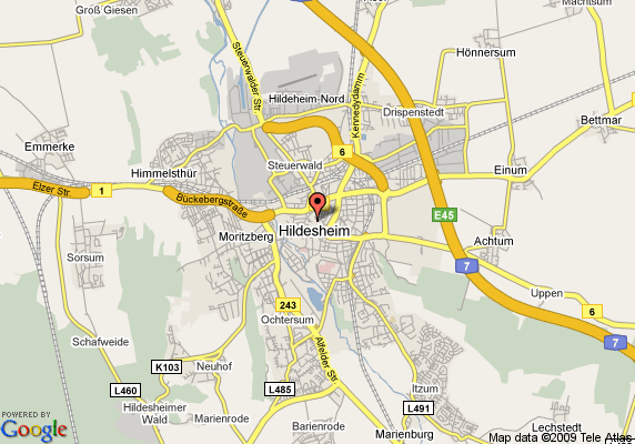 Hildesheim map