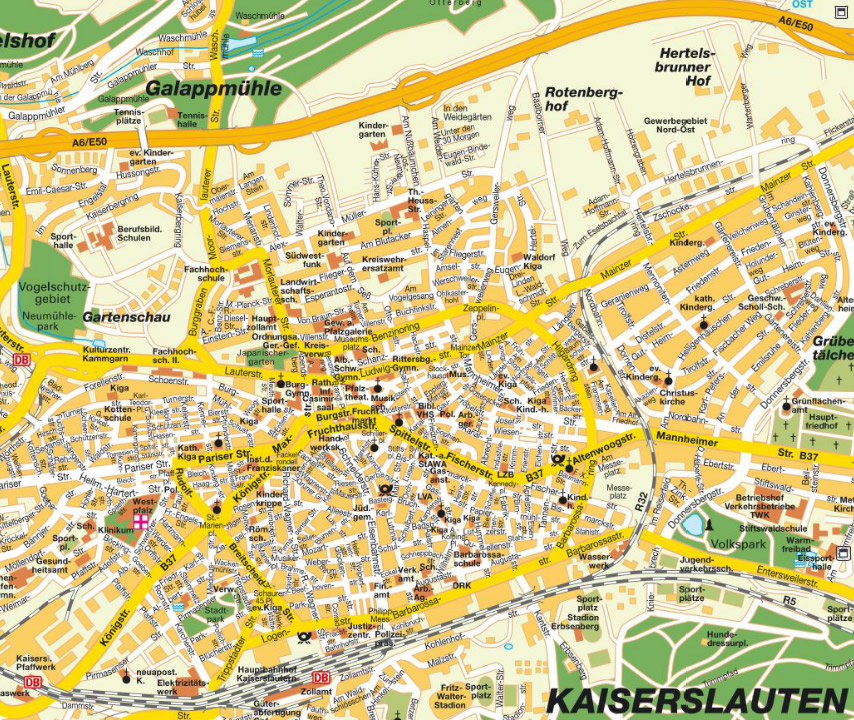 Kaiserslautern map