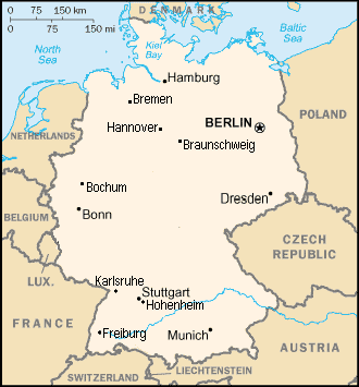 Germany Karlsruhe map