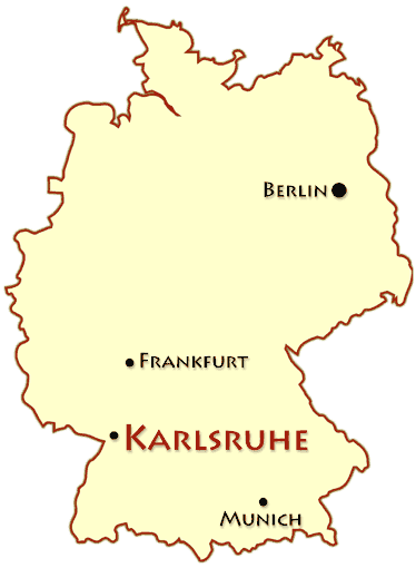 Karlsruhe karlsruhe location map