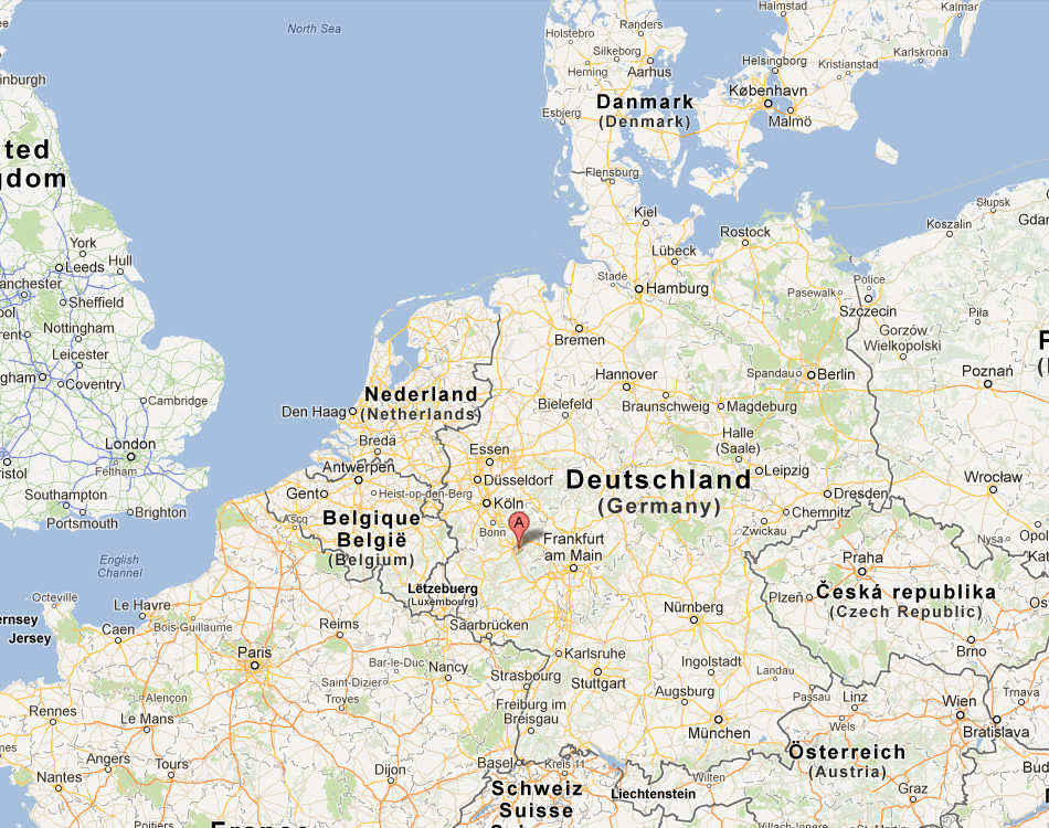 map of Koblenz germany