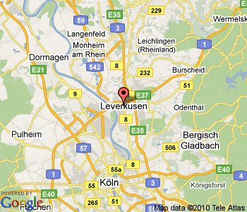 Leverkusen map