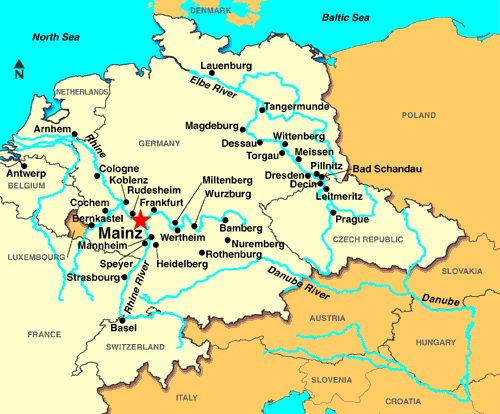 Mainz regions map