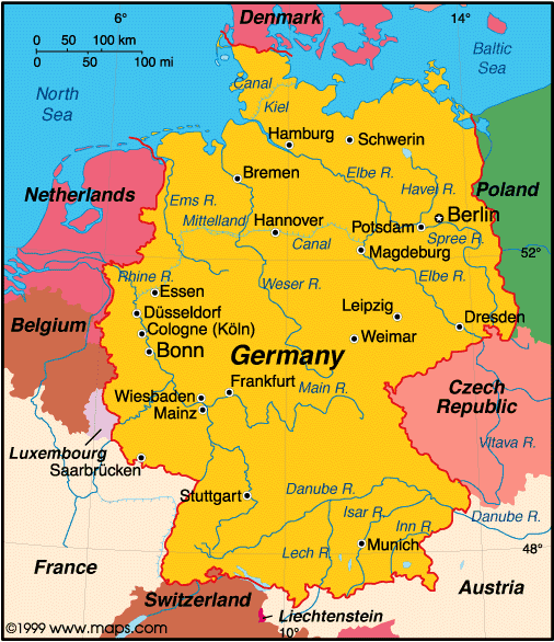 Map Germany