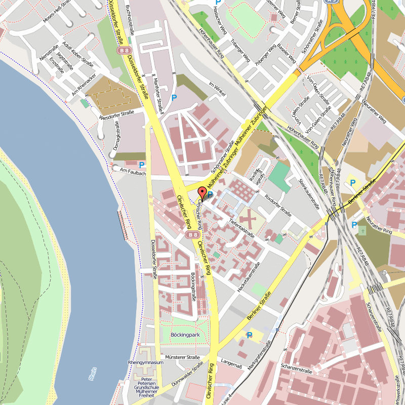 Mulheim tourist map