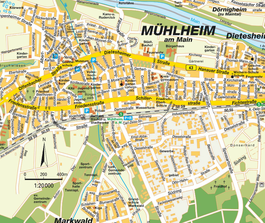 Mulheim map