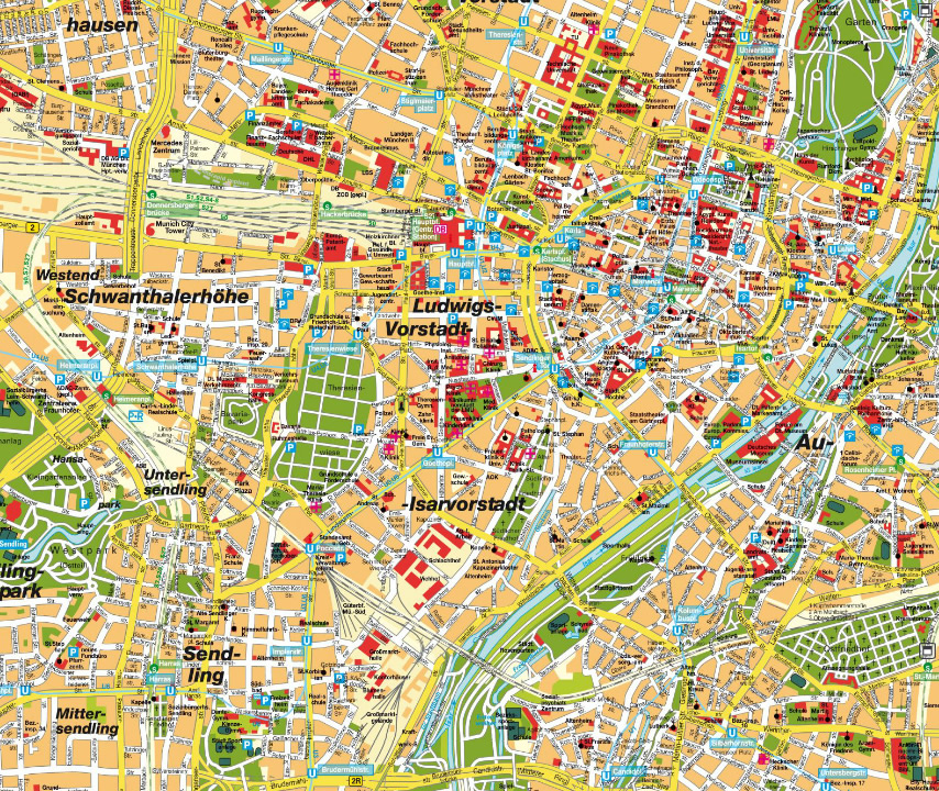 Munchen map