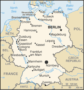 germany Nurnberg map
