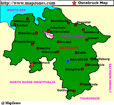 osnabruck province map