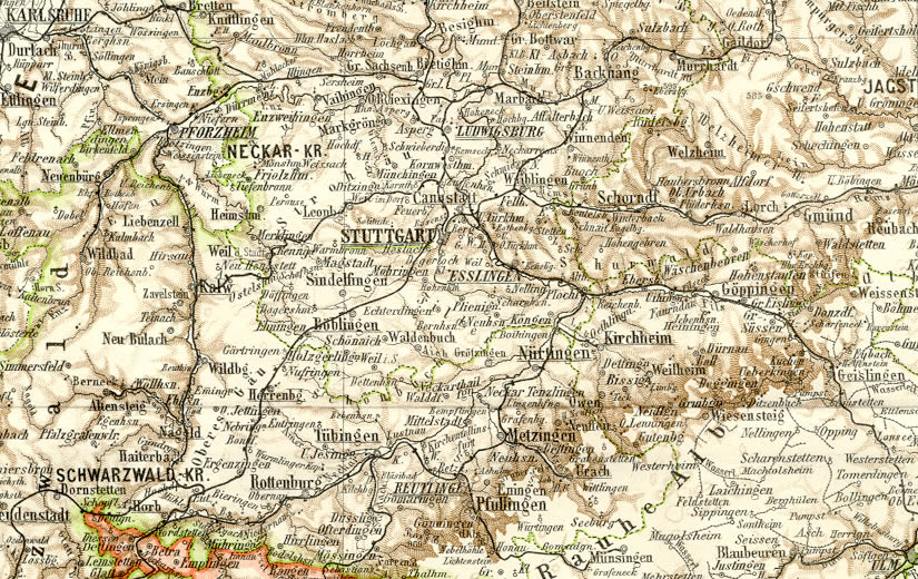 Pforzheim Map