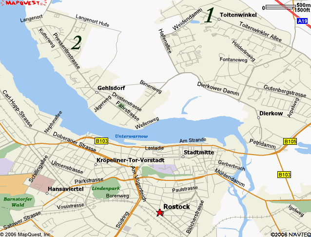 Rostock map