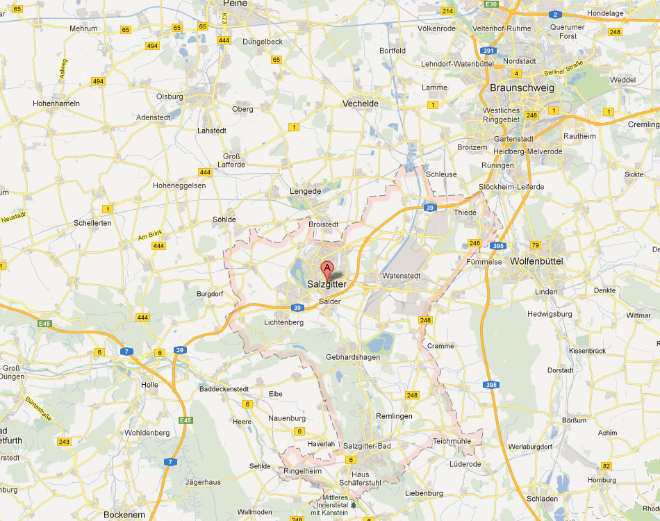 map of Salzgitter