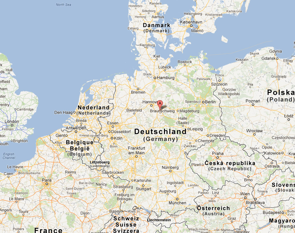 map of Salzgitter germany