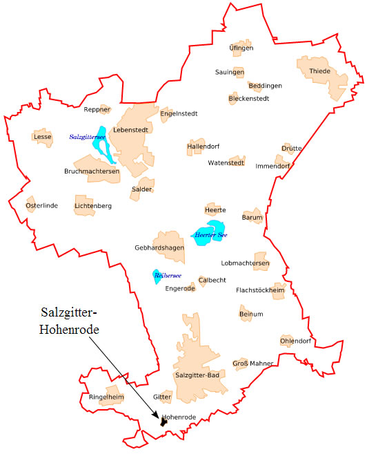 Salzgitter map