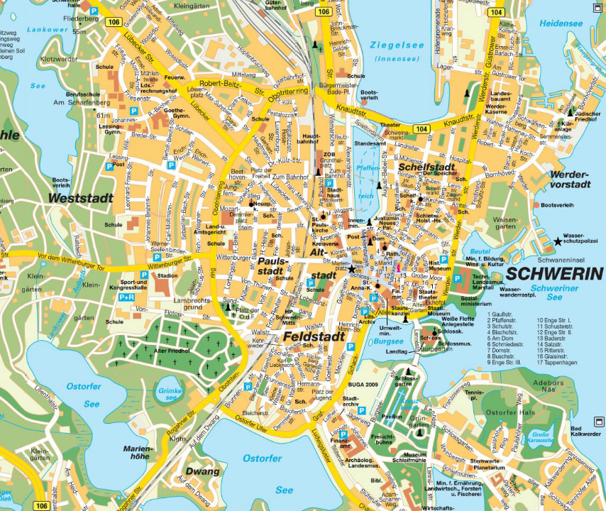 Schwerin map