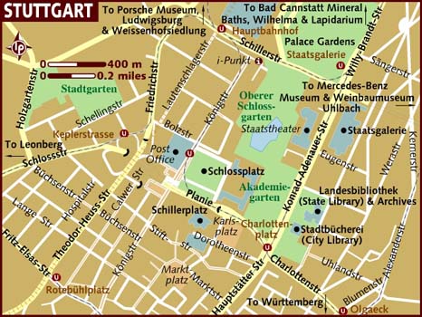 map of stuttgart