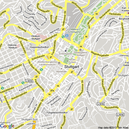 Stuttgart City Map