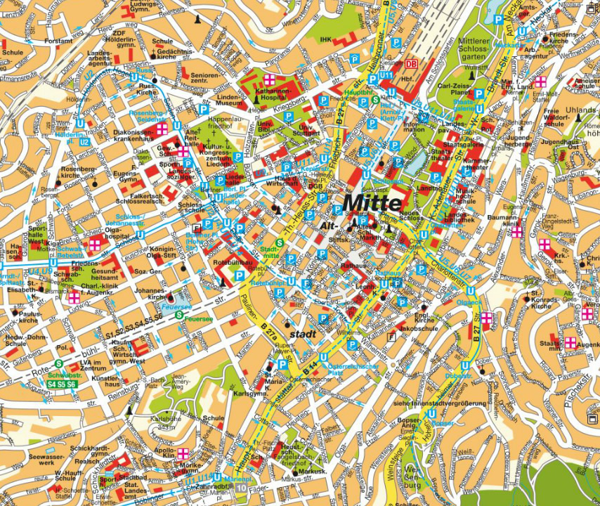Stuttgart map