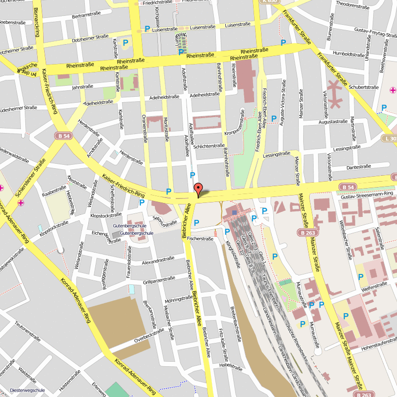 Wiesbaden map