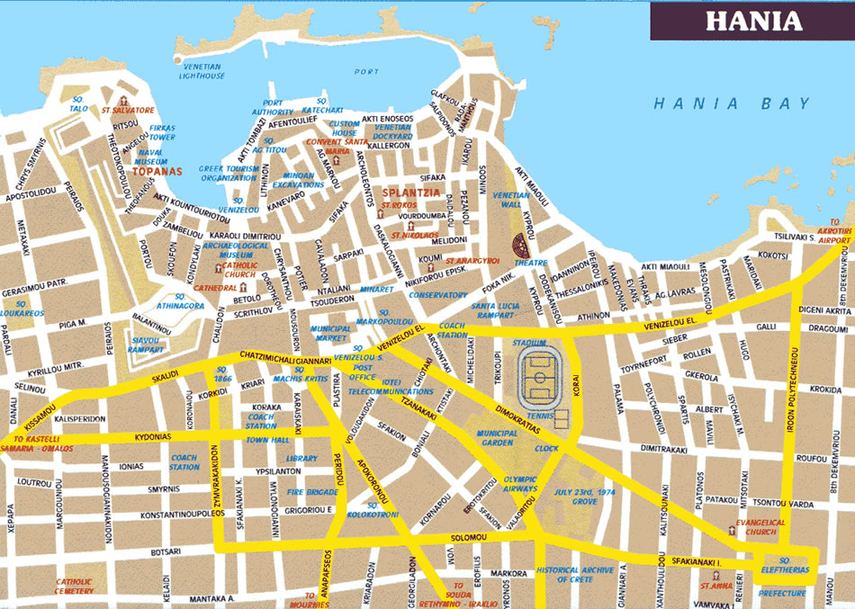 chania map