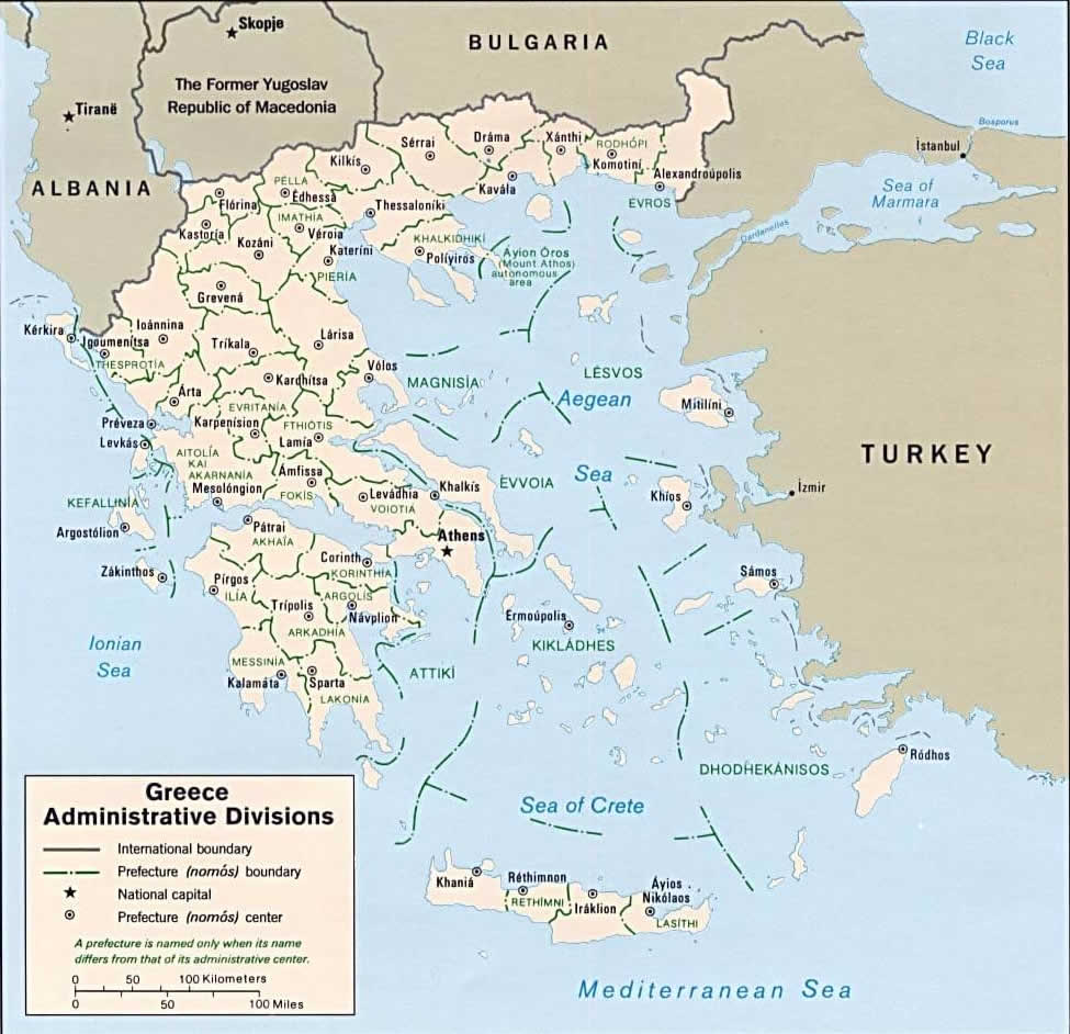 greece division map