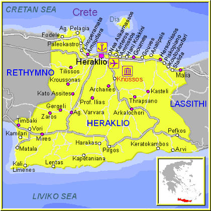 heraklion province map