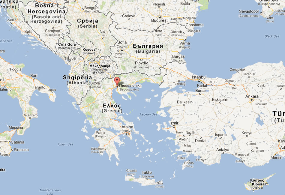 Wo Liegt Gal ni Thessaloniki In Griechenland TNVVFF