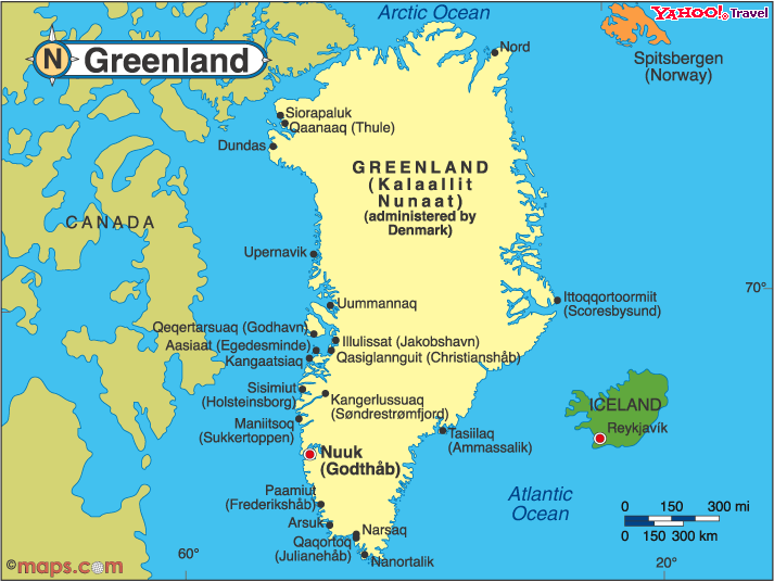 greenland map