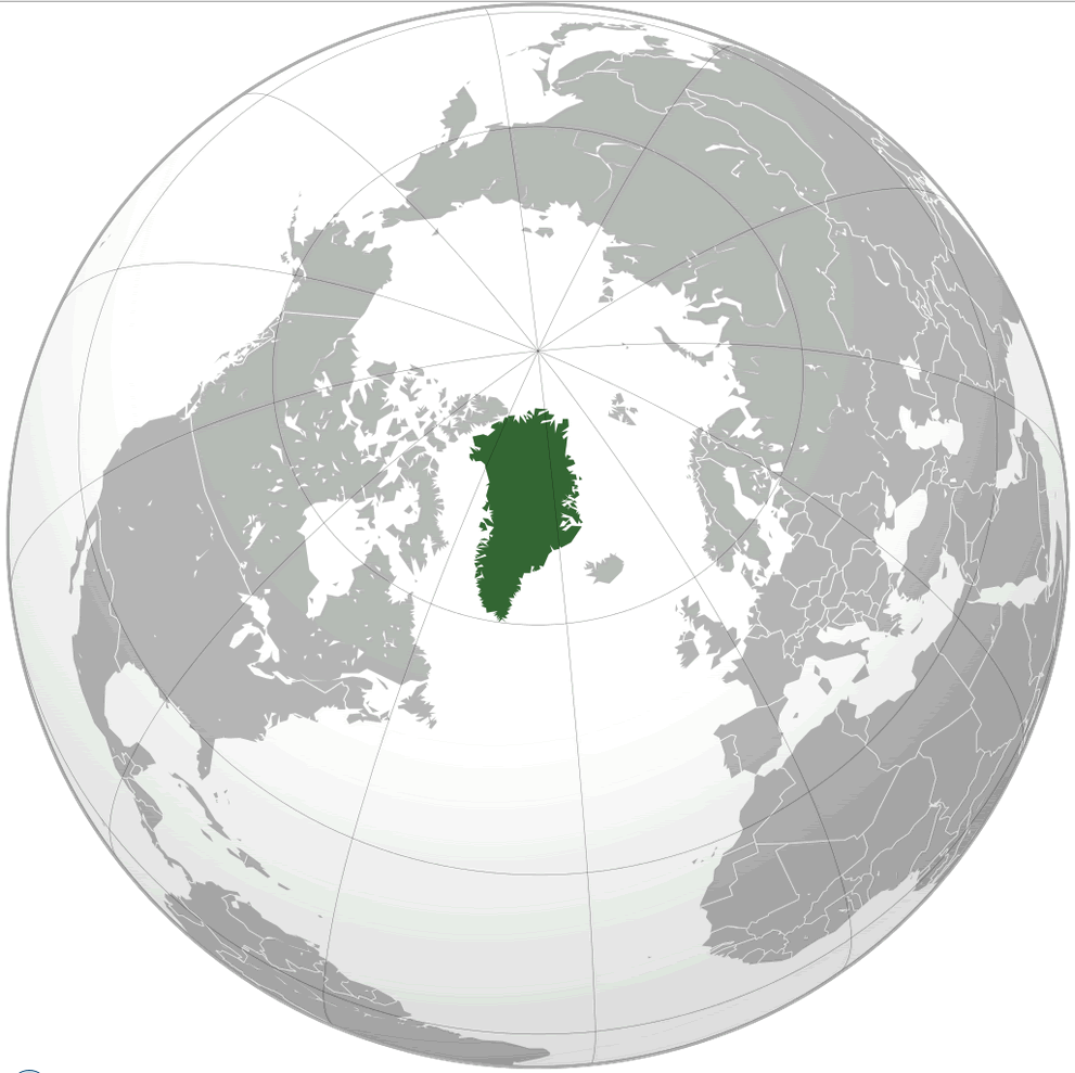 where is greenland in the world