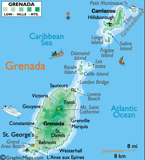 Grenada Map