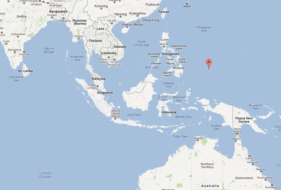 Guam On World Map Guam Map - Guam