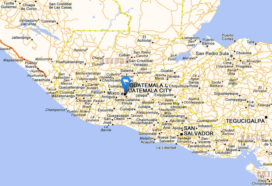 Map Guatemala