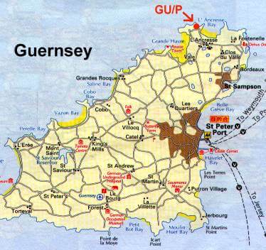 map of guernsey