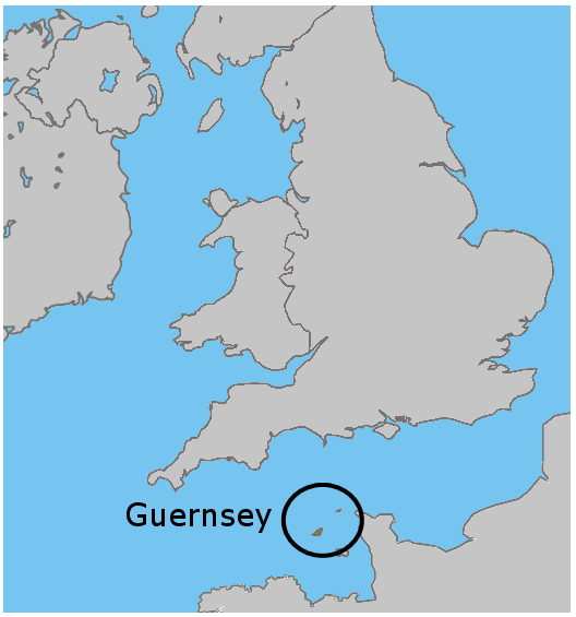 where is guernsey uk in the world
