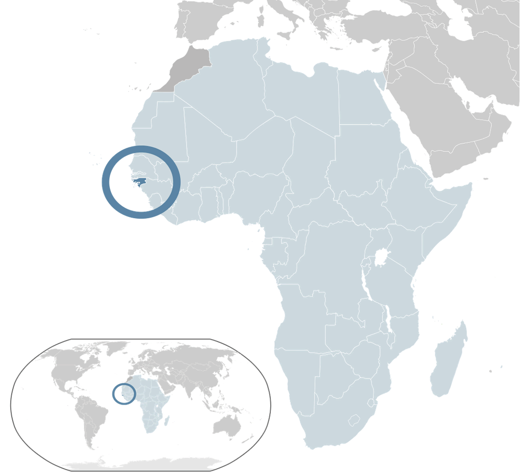 where is guinea bissau in the world