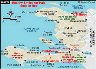 Haiti Cities Map