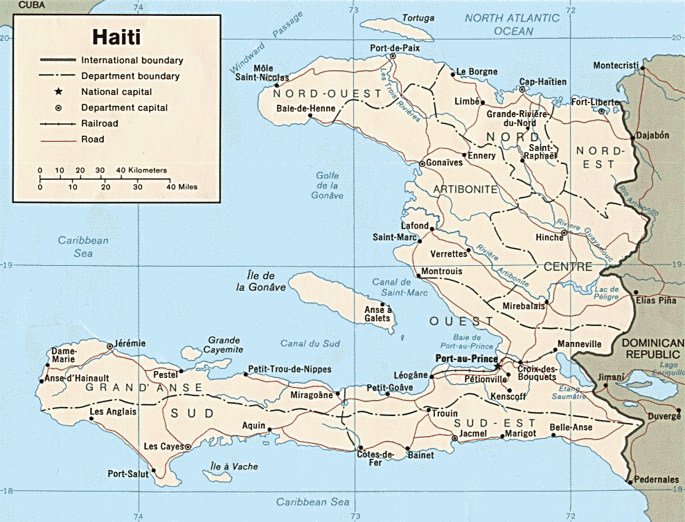 A collection of Haiti Maps. 