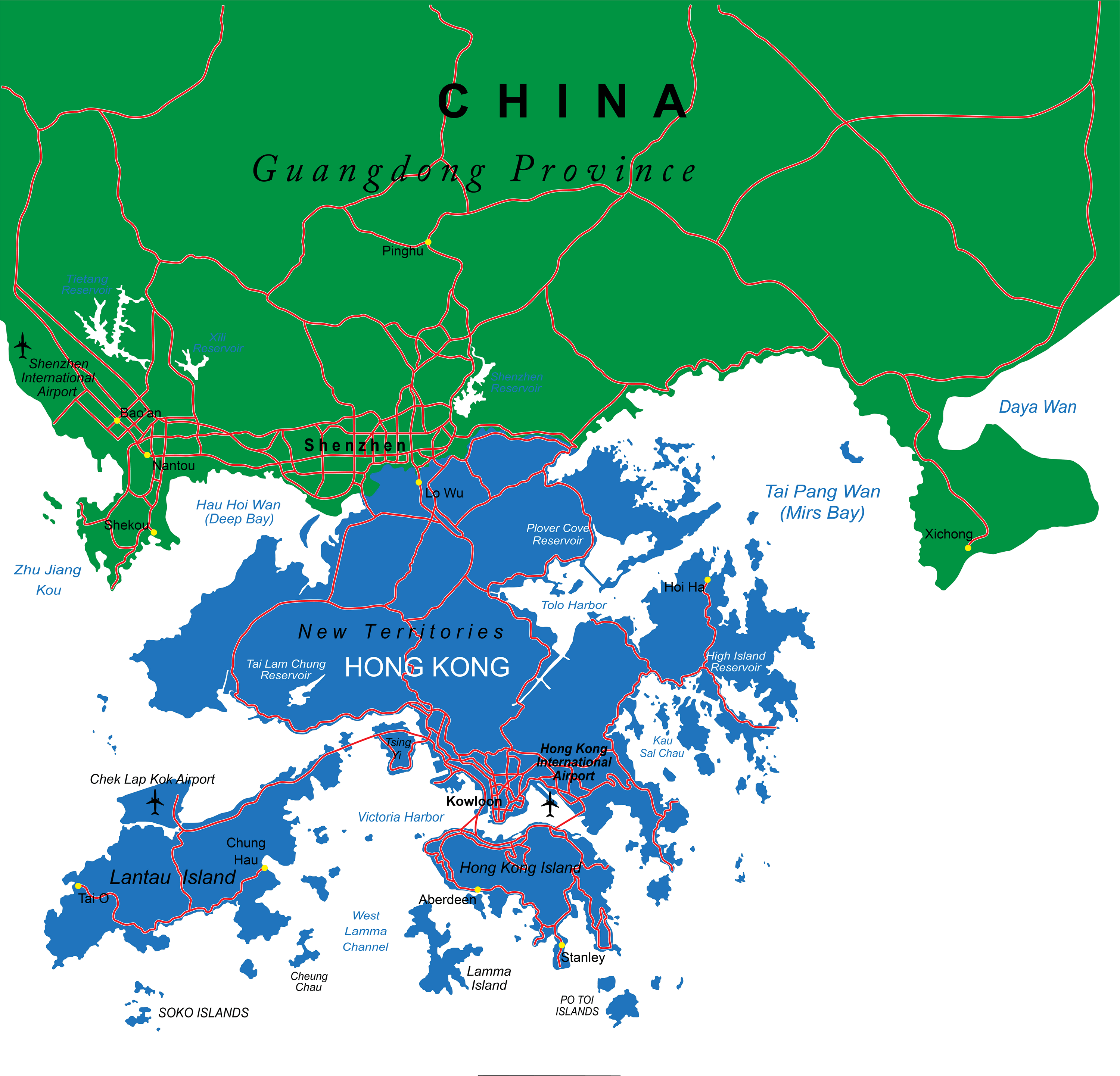 Hong Kong Map